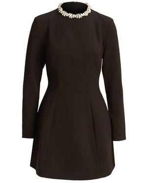 Bardot Delphi Long Sleeve Mini Dress - Black