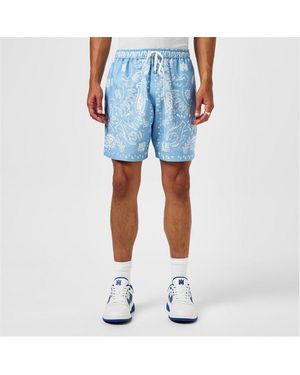Amiri Bandana Short Sn44 - Blue