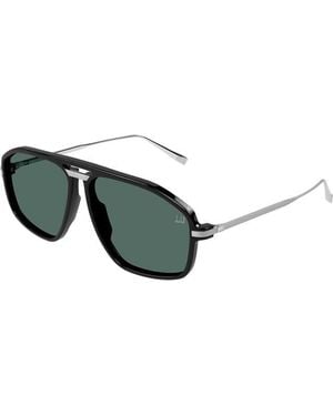 DUNHILL EYEWEAR Dunhill Aviator Du0120S Sunglasses - Green