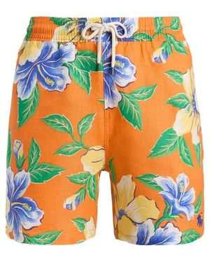 Polo Ralph Lauren Hibiscus Print Swim Shorts - Blue