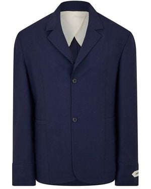 Jacquemus Canevas Tailored Fit Blazer - Blue
