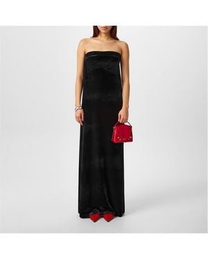 Norma Kamali Strapless Maxi Dress - Black