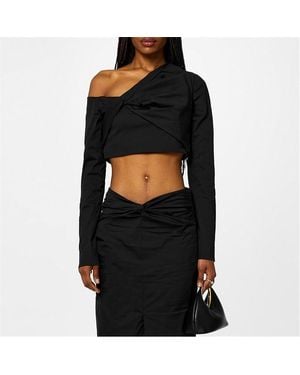 Sir. The Label Azul Twist Top - Black