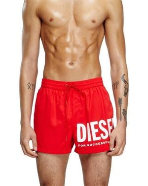 DIESEL Mario Swim Shorts - Red