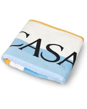CASABLANCA Casa Lg Print Towel 99 - Blue