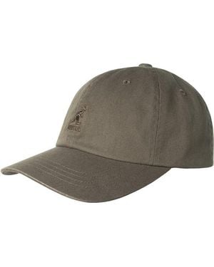 Kangol Adults Washed Baseball Cap - Green