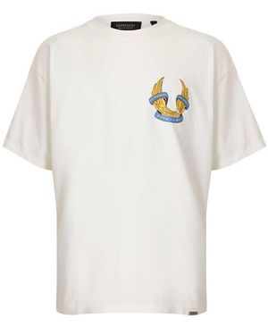REPRESENT X BELSTAFF Oversized Fit T-Shirt - White