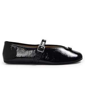 COACH Mary Jane Ballet Court Shoes - Black