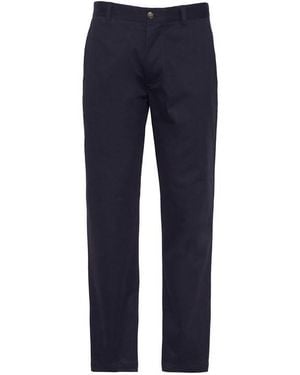 Barbour Sueded Sateen Slim Trousers - Blue