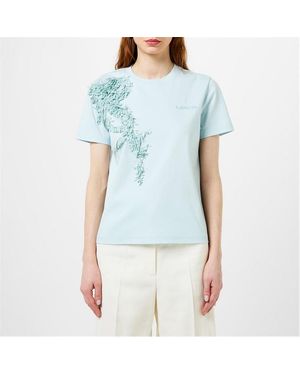 Lanvin Logo T-shirt Ladies - Blue