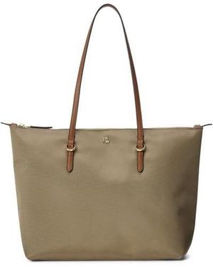 Ralph Lauren Medium Keaton Tote Bag - Grey