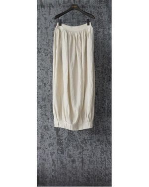 Uma Wang Gwen Midi Skirt - White