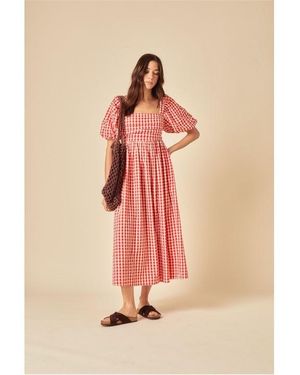 Nobody's Child Nova A-Line Dress - Pink