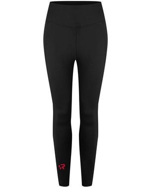 Red Run Sculpted Leggings - Black
