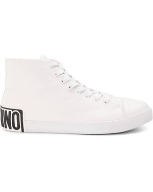 Moschino Court Trainers - White