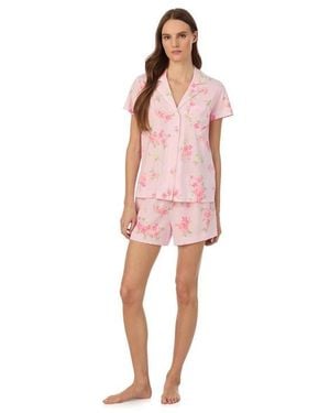 Ralph Lauren Short Sleeve Pyjama Set - Pink