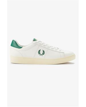 Fred Perry Spencer Leather Low-Top Trainers - White