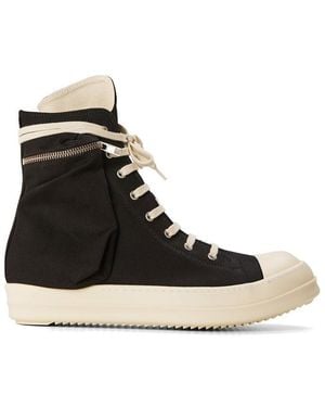 Rick Owens High-Top Trainers - Black