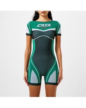 CASABLANCA Casa Sport Seamless Jumpsuit - Green