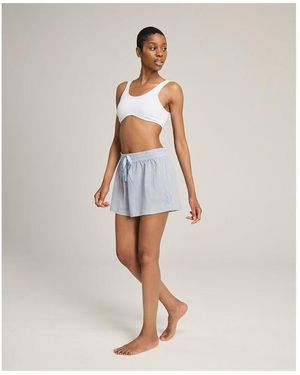 Nudea Classic Boxer Organic Cotton Gauze - Blue