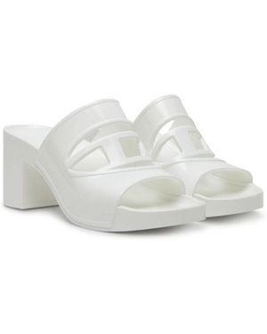 DIESEL Sa-Bonnie Flat Sandal - White