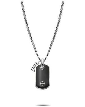 Buddha To Buddha Stone Pendant Onyx - Metallic