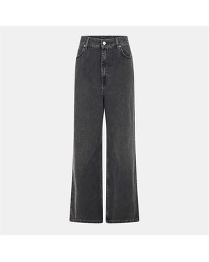 Axel Arigato Clara Wide Leg Jeans - Grey