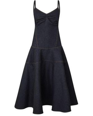 Jacquemus La Robe De Nimes Pina Skater Dress - Blue