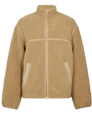 Maison Kitsuné Fleece Sherpa Jacket - Natural