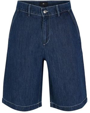 7 For All Mankind Chino Shorts - Blue