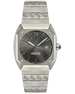 Versace Antare Quartz Analogue Watch - Grey
