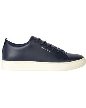 Paul Smith Lee Leather Low-Top Trainers - Blue