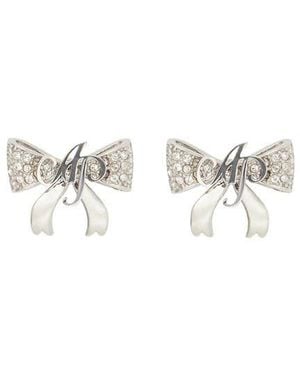 Agent Provocateur Brietta Stud Earrings - White