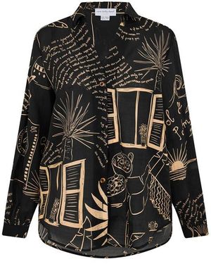 Never Fully Dressed Mono Palma Miley Shirt - Black
