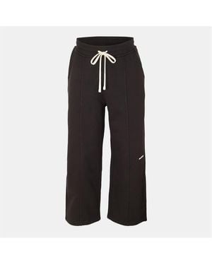 About Blank Pleated Cotton Joggers - Black
