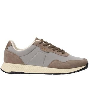 BOSS Titanium Run Low-Top Trainers - Grey