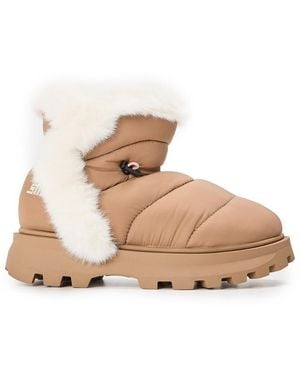 Steve Madden Frostee Snug Boots - Natural