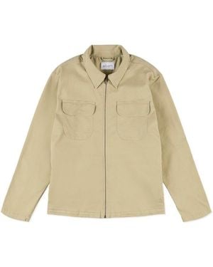Albam Clarence Weather-Resistant Harrington Jacket - Natural