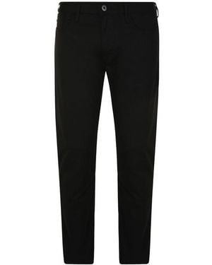 Emporio Armani J06 Slim Gabardine Jeans - Black