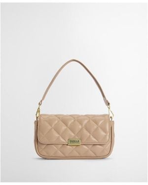 Barbour Soft Quilt Mini Soho Crossbody Bag - White