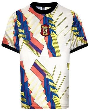 Score Draw Scotland 1994 Home Goalkeeper Retro Football Shirt - Blue