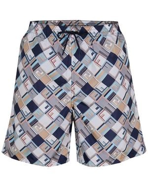 Fendi Swim Shorts - Blue