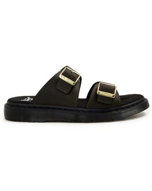 Dr. Martens Josef Suede Slide - Black