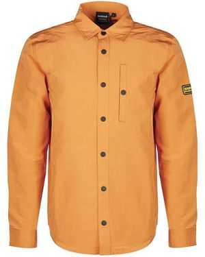 Barbour Link Overshirt - Orange