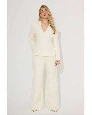Odd Muse Wide Leg Trousers - White