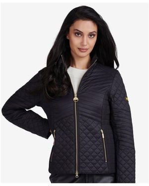 Barbour Formation Long Sleeve Quilted Jacket - Black