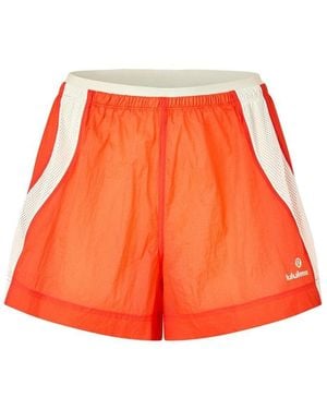 lululemon Woven Tracksuit Shorts - Orange