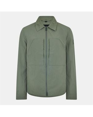 Belstaff Classic Fit Overshirt - Green