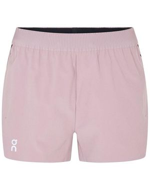 On Shoes Performance Gym Shorts - Purple