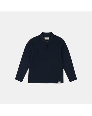 PREVU Ottoman Polo Shirt - Blue